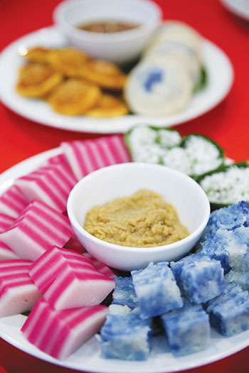 Most Malaysians are familiar with Peranakan culture through its cuisine, such as these Nyonya kuihs