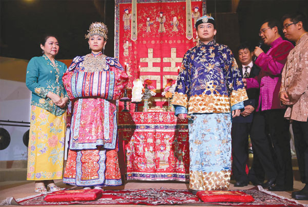 A Peranakan wedding is a beautiful and unique event, steeped in rituals