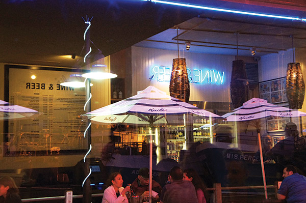 View from inside Kailis Fish Market, home of the popular fish and chips