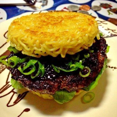 The ramen burger is being hailed as the new cronut. u00e2u20acu201d Picture courtesy of Keizo Shimamoto