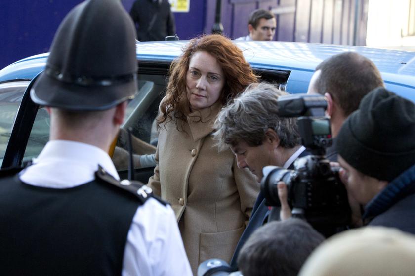 Former News International chief executive Rebekah Brooks arrives with her husband Charlie at the Old Bailey courthouse in London October 28, 2013. u00e2u20acu201d Reuters pic