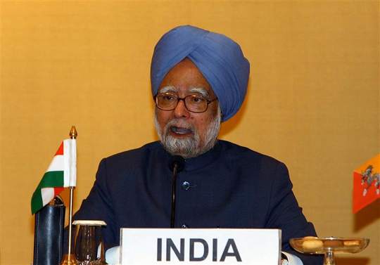 Prime Minister Manmohan Singh speaks during a joint news conference at the second summit of the Bay of Bengal Initiative for Multi-Sectoral Technical and Economic Cooperation (BIMSTEC) in New Delhi November 13, 2008. u00e2u20acu201d Reuters pic