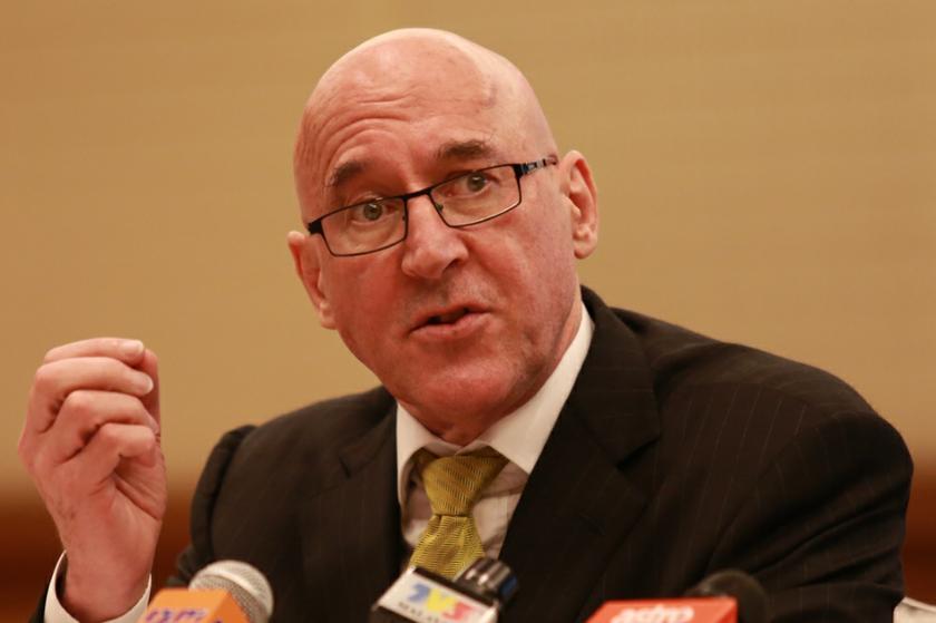 Robert Rountree, the global strategist of Eastspring Investments, said the argument that money was ‘flooding out of’ the Asian markets was ‘plain wrong’. — Picture by Saw Siow Feng