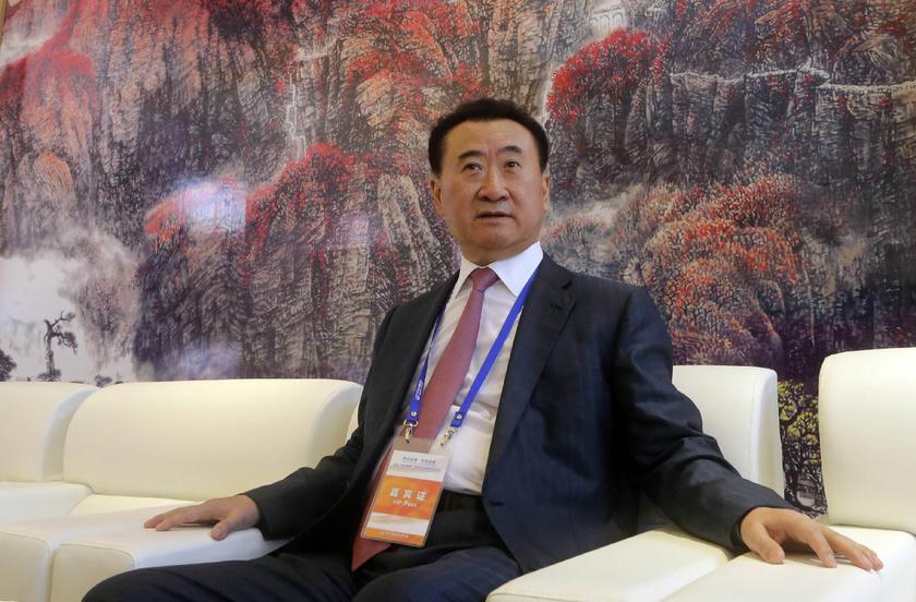 Wang Jianlin, chairman of Chinese property developer Dalian Wanda Group, at the launch of the Qingdao Oriental Movie Metropolis on the outskirts of Qingdao, Shandong province, September 22, 2013.  u00e2u20acu201d Reuters pic