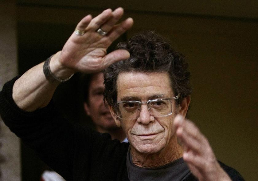 U.S. musician and writer Lou Reed of Velvet Underground at his news conference at the International Literature Festival ,Kosmopolis 08, in Barcelona, October 23, 2008 Reuters pic