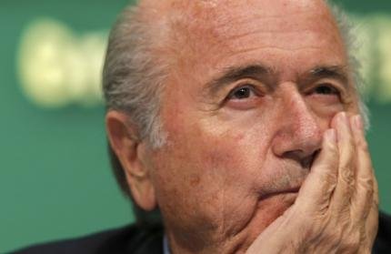 FIFA president Sepp Blatter listens to a question during a news conference ahead of the Confederations Cup final match on Sunday, between Brazil and Spain, in Rio de Janeiro on June 28, 2013. u00e2u20acu201d Reuters pic