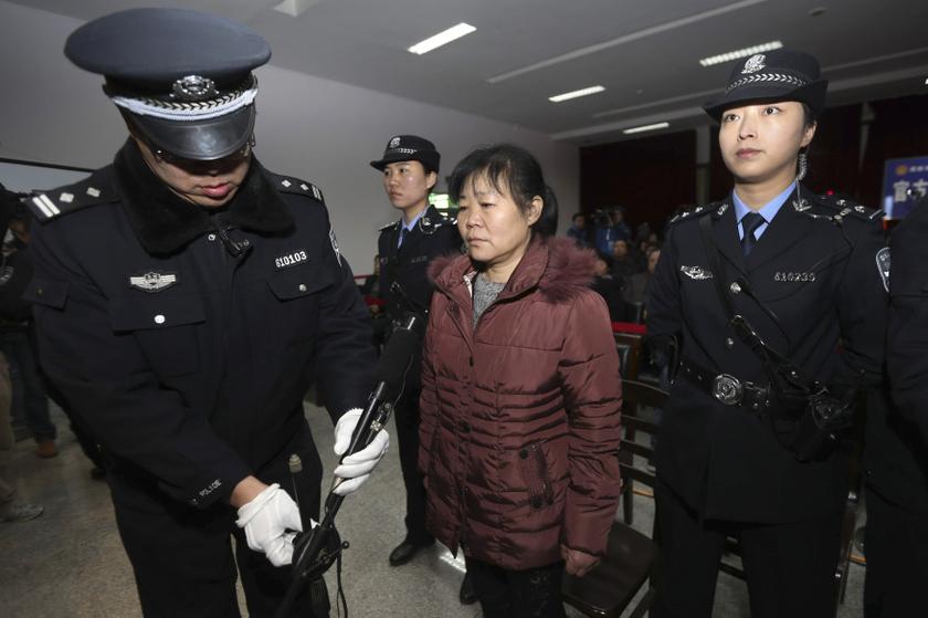 Zhang Shuxia, an obstetrician involved in baby trafficking, stands trial in Weinan Intermediate People's Court in Weinan, Shaanxi province, December 30, 2013. u00e2u20acu201d Reuters pic