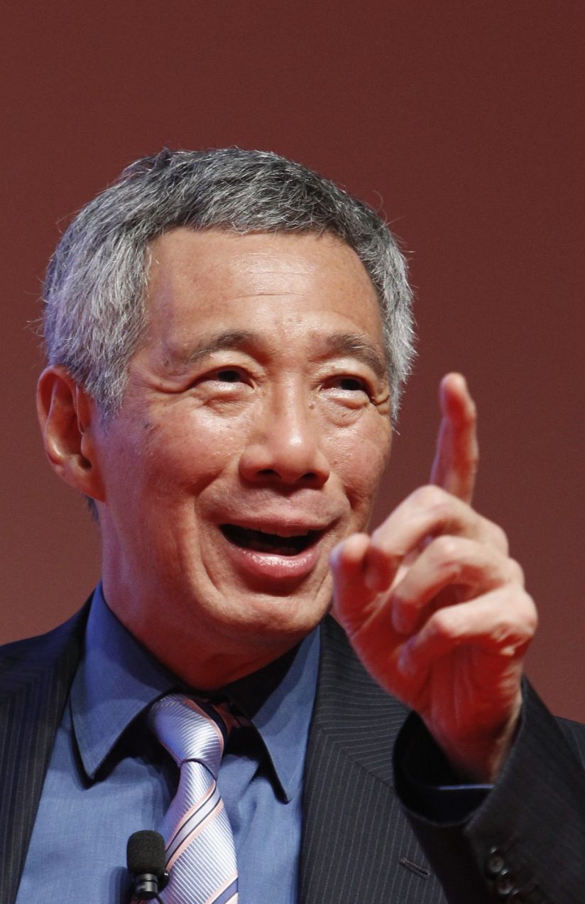 Singapore's Prime Minister Lee Hsien Loong speaks at the Development Bank of Singapore (DBS) Asia Leadership dialogue at the DBS Asian Insights conference in Singapore July 5, 2013