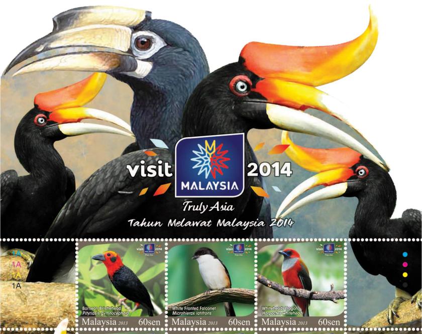 The bird on the Malaysian stamp,  shown perching in a slightly-tilted position on a brown branch, purportedly had the same claw positions with Oconu00e2u20acu2122s image. 