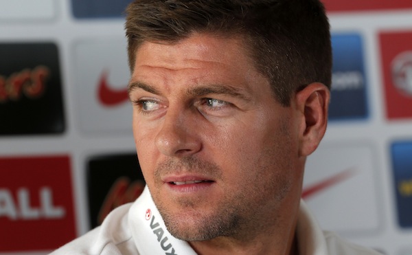 England captain Steven Gerrard attends a media conference at a hotel in Watford September 5, 2013. u00e2u20acu201d Reuters pic
