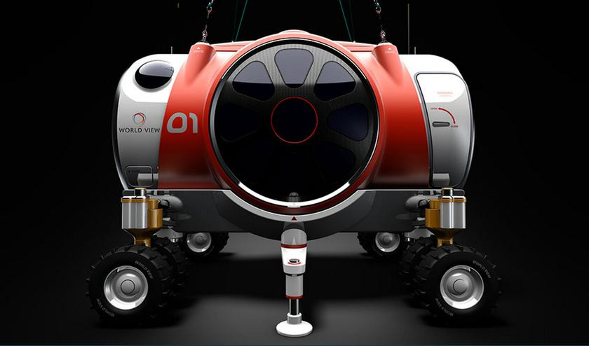 An artist rendering from World View Enterprises, Inc. released on October 22, 2013, shows a six-passenger, two-pilot pressurized capsule that is being designed to fly in Earth's stratosphere, about 19 miles (30 km) above the planet's surface.  — Reuter