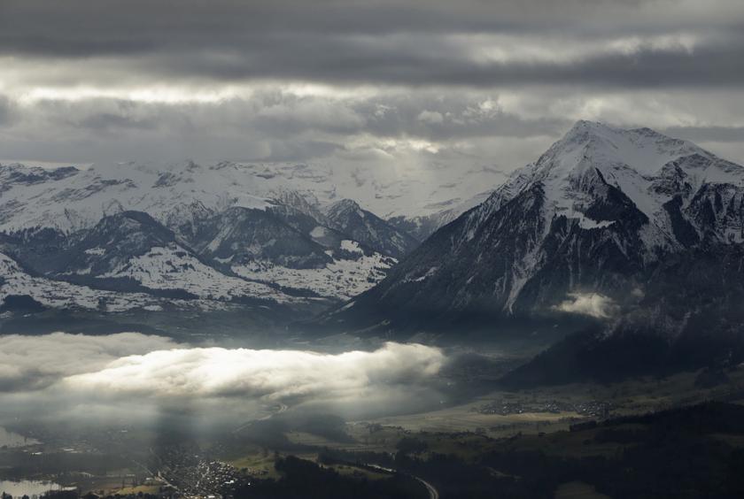 The Swiss Alps are seen from a helicopter near Davos, Switzerland January 23, 2014. u00e2u20acu201d Reuters pic