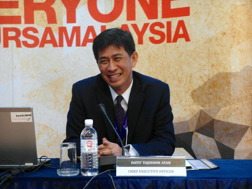 Bursa Malaysia CEO Datuk Tajuddin Atan. u00e2u20acu201d Picture by Zurari AR