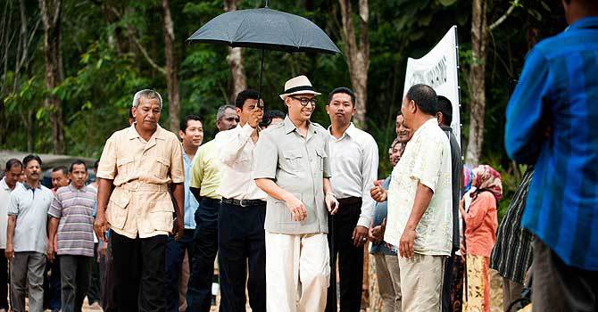 A scene during the making of Tanda Putera.u00e2u20acu201c  AFP pic
