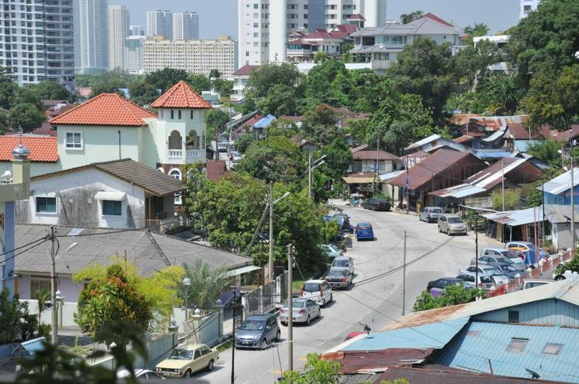 A general view of Tanjung Tokong village in Penang. u00e2u20acu201d Picture by K.E. Ooi