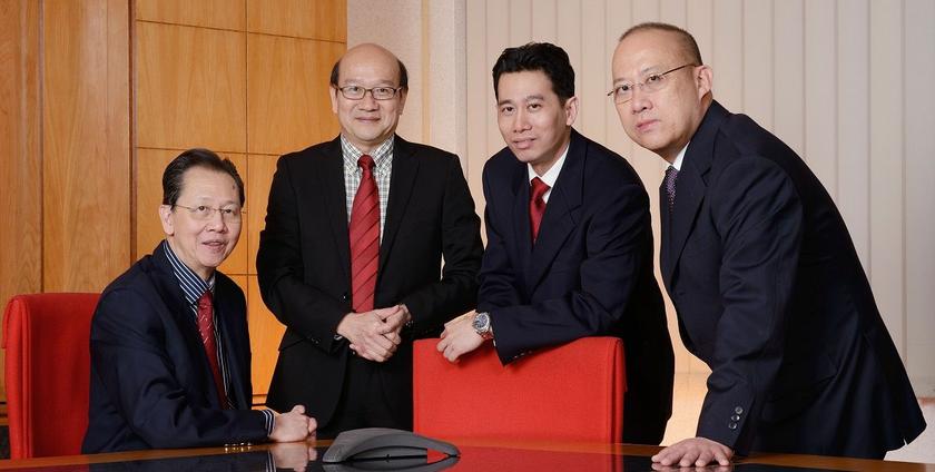 Globetronics senior management team (L-R): Michael Ng Kweng Chong, founder and executive chairman; Heng Huck Lee, CEO; Ng Kok Yu, corporate manager; Ng Kok Choon, chief financial officer. DNA pic