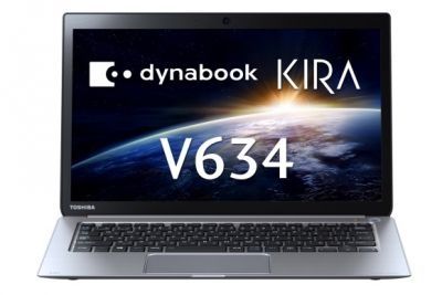 Toshiba Dynabook Kira V634 ultrabook boasting 22-hour battery life.u00c2u00a9Toshiba