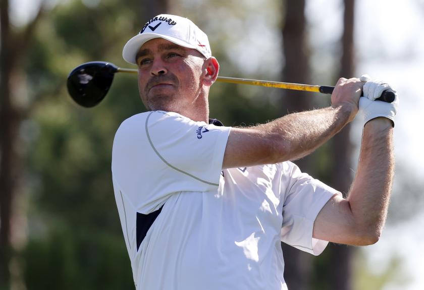 Thomas Bjorn of Denmark tees off on the third hole during the third round of the inaugural Turkish Airlines Open in the southwest city of Antalya November 9, 2013. u00e2u20acu201d Reuters pic