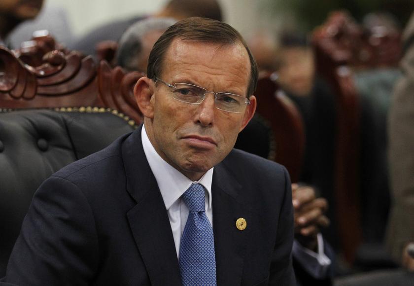 Australia's Prime Minister Tony Abbott attends a session of the Commonwealth Heads of Government Meeting (CHOGM) in Colombo, November 17, 2013.  u00e2u20acu201d Reuters pic