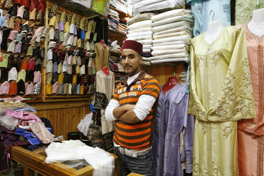 Othman of Essaouira, Morocco, in his shop... very few people stop by and not buy anything from this charming young man