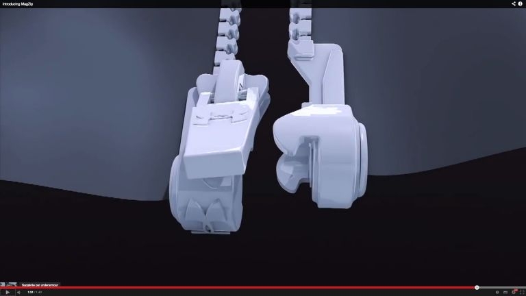 Under Armour magnetic zipper AFP