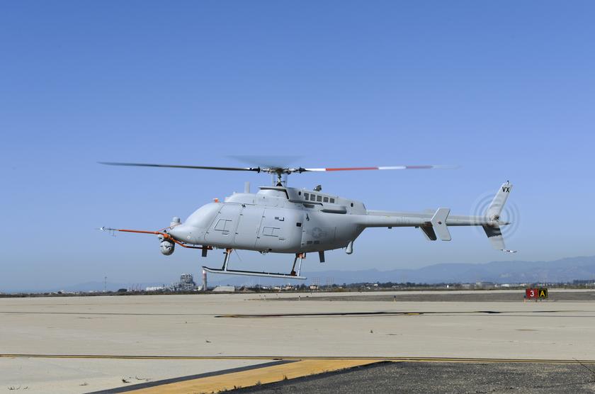 The US Navy's newest variant of the Fire Scout unmanned helicopter completes its first day of flying in this handout photo taken at Naval Base Ventura County at Point Mugu, California October 31, 2013. u00e2u20acu201d Reuters pic