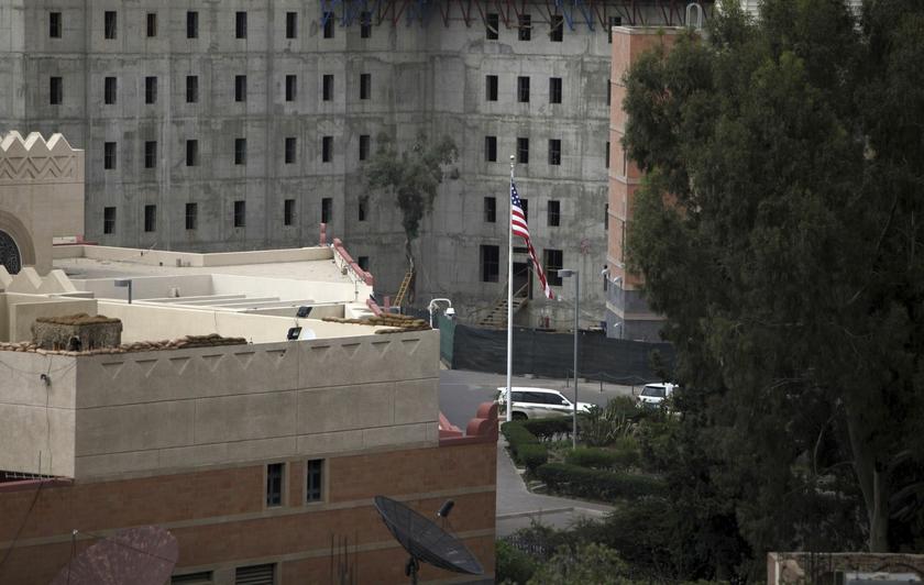 The U.S. embassy compound in Sanaa August 7, 2013