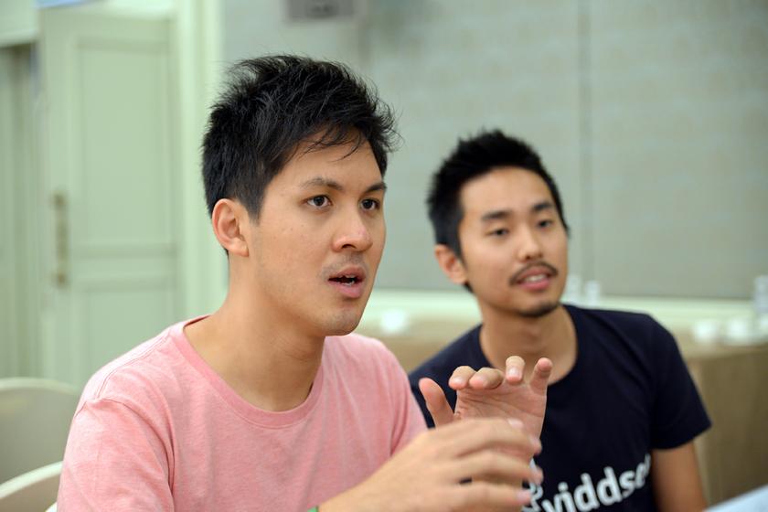 Viddsee cofounders Derek Tan and Ho Jia Jian. u00e2u20acu201d Picture by K.E. Ooi