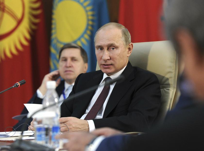 Russia's President Vladimir Putin attends a session during the Shanghai Cooperation Organization (SCO) summit in Bishkek, Sept 13, 2013.  u00e2u20acu201d Reuters pic