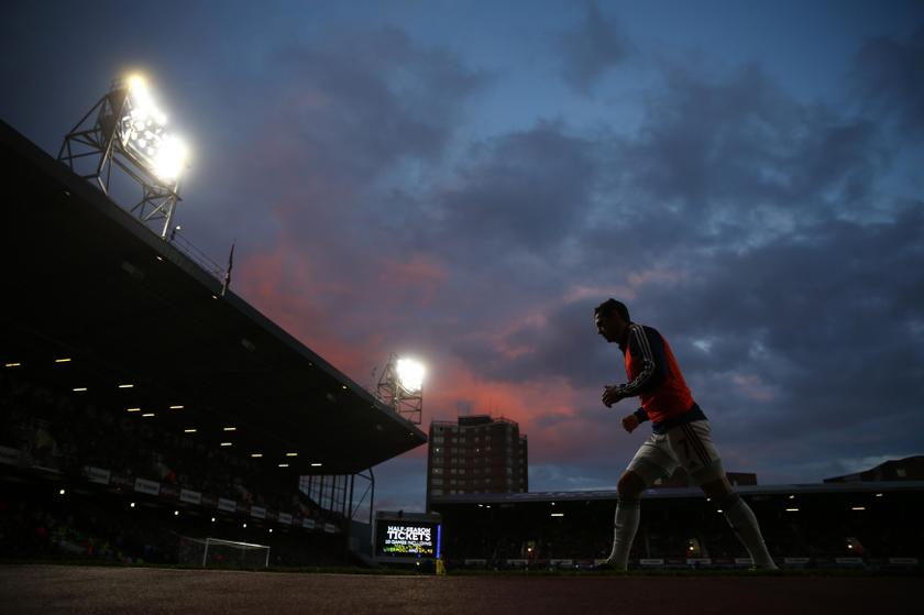 West Ham United's Matthew Jarvis warms up before their English Premier League match against Manchester City at the Boleyn Ground in London October 19, 2013. u00e2u20acu201d Reuters pic