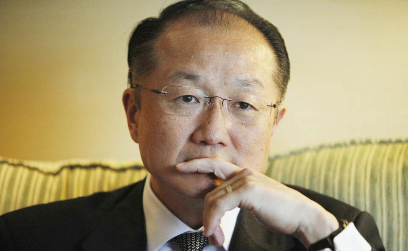 World Bank President Jim Yong Kim reacts during an interview with Reuters in Santiago July 5, 2013 Reuters pic