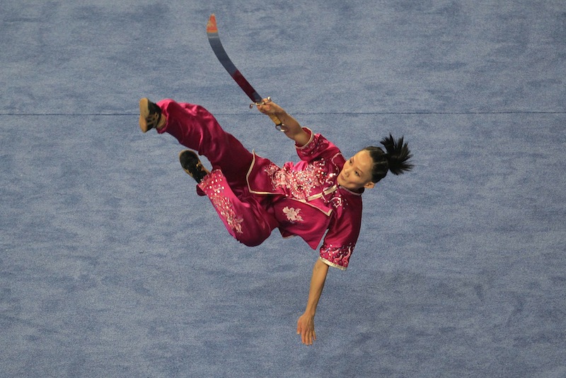 Malaysiau00e2u20acu2122s Diana Bong competes in the womenu00e2u20acu2122s u00e2u20acu02dcNandaou00e2u20acu2122 wushu competition during the 2013 World Games in Cali, Colombia August 3, 2013. u00e2u20acu201d Reuters pic