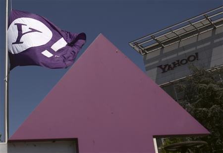 File photo of the Yahoo logo seen at the companyu00e2u20acu2122s headquarters in Sunnyvale, California on April 16, 2013. u00e2u20acu201d Reuters pic