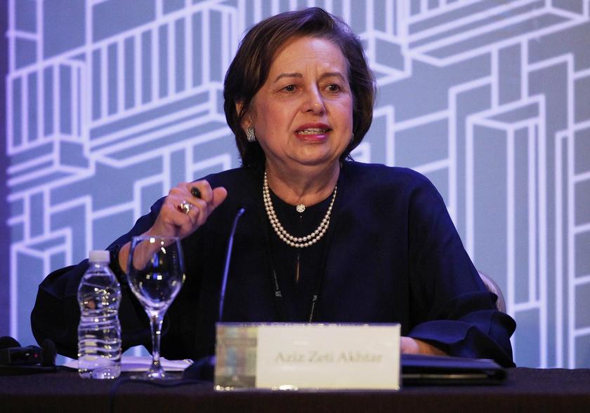 Chief of Malaysia's central bank Tan Sri Dr Zeti Akhtar Aziz attends a forum organised by Mexico's Central Bank in Mexico City October 15, 2013. Central bankers from around the world attended the two-day forum. u00e2u20acu201du00c2u00a0Reuters pic